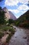 Stream in Valley Floor of Zion National Park