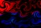 Stream of warm and cold colors, water swirls, red and blue, abstraction