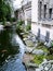 Stream in the zoological Gardens and Aquarium in Berlin Germany