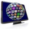 Streaming Content Icons on HDTV Television Screens