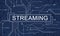 Streaming Online Internet Technology Concept