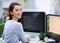 Streamlining the project for optimum efficiency. Shot of an attractive young woman sitting at her workstation in the