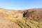 Streams and footpaths cross Derwent Moor in Derbyshire