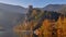 Strecno castle at autumn hyperlapse, Slovakia