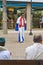 Street actor dressed like Elvis on Calcadao de Londrina