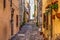 Street in Alghero old town