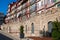 A street along the Douro River in Porto, Portugal. Horizontal