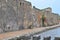 A street of the ancient Roman city of Pompeii, one of the most famous Italian UNESCO World Heritage Site. Pompeii, Italy, October