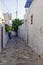 Street in Ano Koufonisi island, Cyclades, Greece