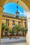 The street through the arch, Floriana, Malta