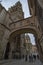 Street of the Arch of Palace next to the tower of the Santa Iglesia Catedral Primada de Toledo