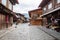 Street and architecture building at Dukezong old town, located in Zhongdian city  Shangri-La. landmark and popular spot for