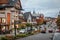 Street and architecture of Gramado city - Gramado, Rio Grande do Sul, Brazil