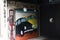 Street Art old cars spray-painted at an old garage - Tervuren Belgium