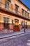 Street and Balconies of San Luis Potosi, Mexico