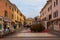 Street in Bardolino, North East Italy