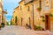 A street in the beautiful little village of San Gimignano