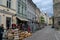 Street of Berlin and a store with tons of teddy bears