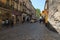 A street in the center of Narbonne, France