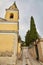 street among the characteristic houses of Buonalbergo, a village in the mountains in the province of Benevento