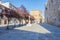 Street of the city of Avila. Spain