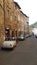 Street of the city of Gubbio, Umbria Italy