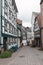 A street in the city Marburg.