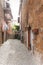 Street of the city Orvieto, Italy, Umbria.