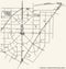 Street city roads map plan of the Friedenau locality of the Tempelhof-SchÃ¶neberg borough