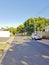 Street in Claremont, Cape Town, South Africa. Sunny weather