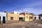 Street with colorful houses in Cape Verde