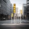 Street corners marked with visible and helpful signs