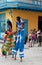 Street entertainers in Old Havana