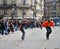 Street entertainers in Paris