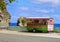 Street food kiosk at the entrance of the Guajataca tunnel in Quebradillas Puerto Rico