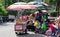 Street food sellers in mexico