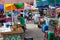 Street food vendor in Jakarta Indonesia. people selling in cart