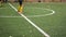 Street football in a small field. Amateur league