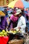 Street Green Mango Seller at Charminar Hyderabad India