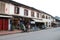 street and habitation buildings in luang prabang (laos)