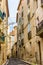 Street in the historic center of Beziers