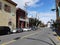 Street in the historic part of Canadian city of Nanaimo