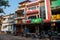 Street with houses. Mawlamyine. Myanmar. Burma.