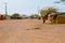 A street at  Kalacha Town in North Horr, Marsabit, Kenya