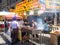 Street kiosk selling ethnic food in New York