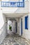 Street in Kythnos island, Cyclades, Greece