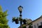 Street lamp, lanterns, decorated with pots of nutmeg