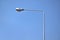 Street lamp post electricity industry with blue sky background