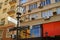 Street Lamp with Signpost in Downtown Buenos Aires, Argentina