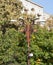 Street lamp standing on the Boulevard Unirii in Bucharest city in Romania